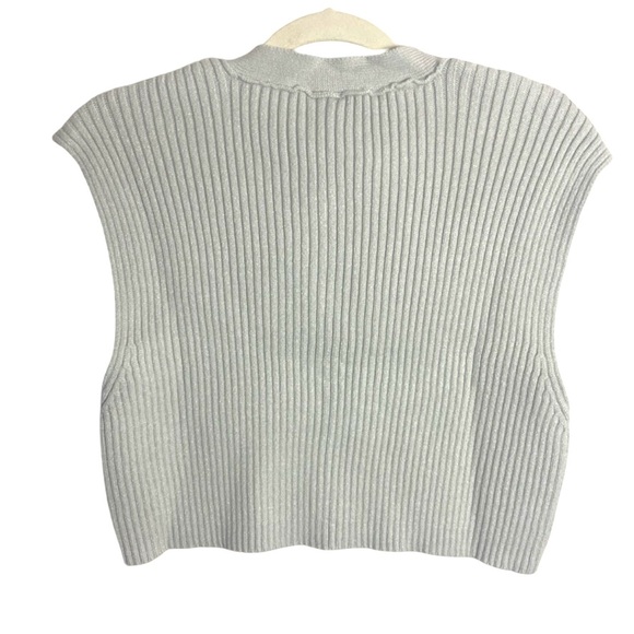 NWT FREE PEOPLE Naiome Rib Micro Vest. Grey.  XS - Picture 9 of 9